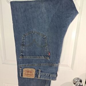 Levi's 550 Relaxed Fit Men's Blue Jeans 42 x 32